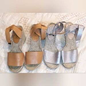 J. CREW | Ankle Strap, Wedge Sandals